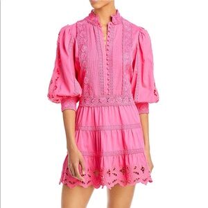 Alice and Olivia embroidered mini